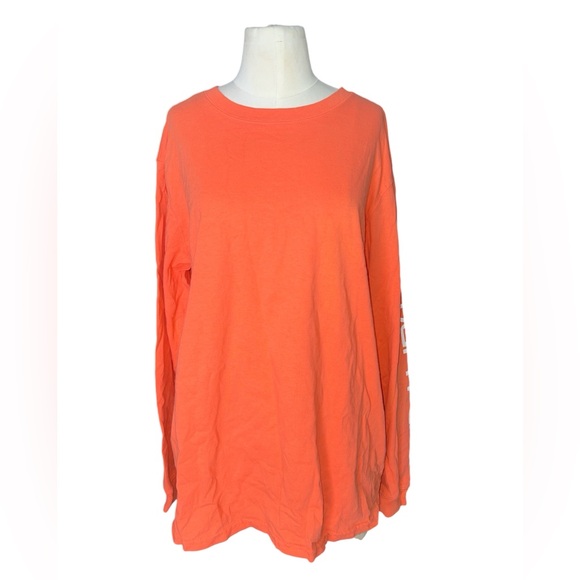 CARHARTT | WOMENS BRIGHT CREW NECK LONG SLEEVE LOOSE FITTING SHIRT - Picture 2 of 7